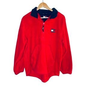 Tommy Hilfiger Half zip Red Pullover/Sweatshirt